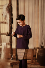 The Asal Kita Baju Melayu Teluk Belanga - Royal Purple