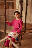 The Asal Kita Baju Melayu Teluk Belanga - Deep Fuchsia
