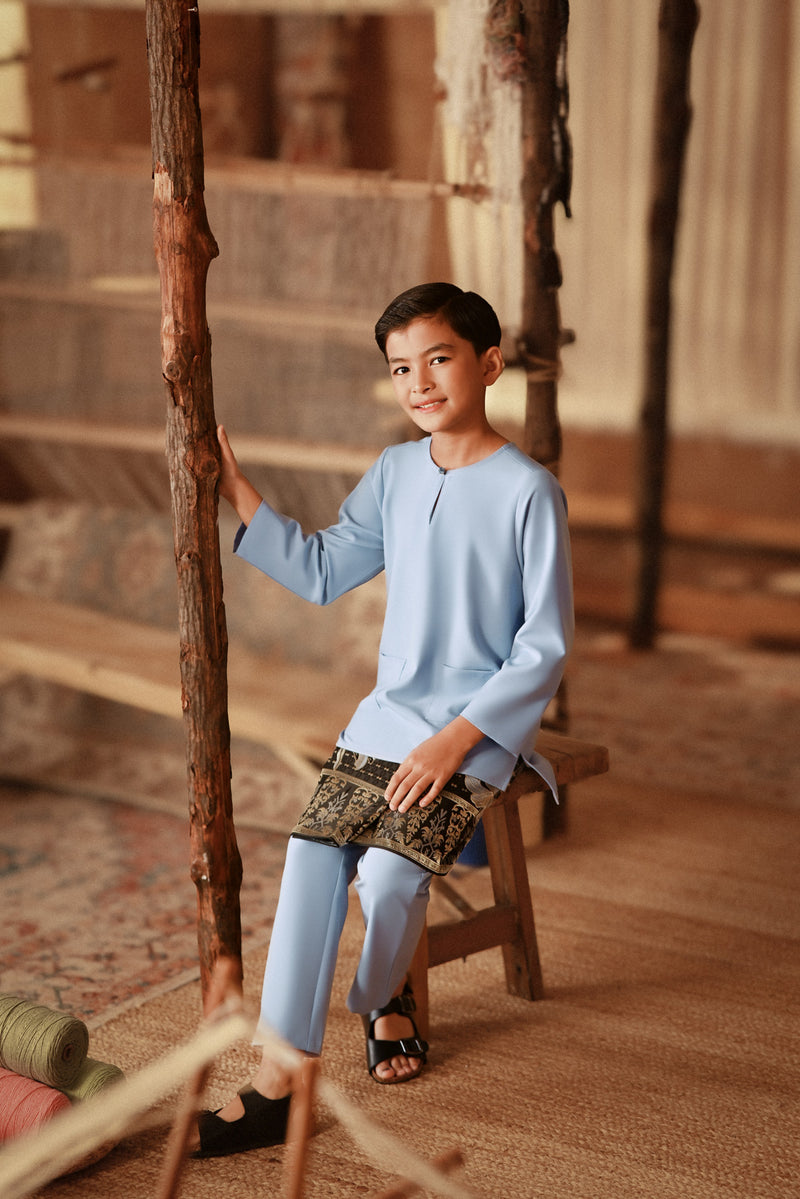 The Asal Kita Baju Melayu Teluk Belanga - Ice Blue