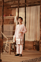 The Asal Kita Baju Melayu Teluk Belanga - Baby Pink