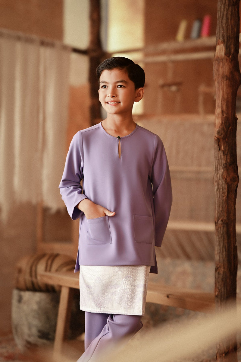 The Asal Kita Baju Melayu Teluk Belanga - Dusty Purple