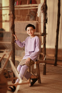 The Asal Kita Baju Melayu Teluk Belanga - Violet Powder