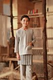 The Asal Kita Baju Melayu Teluk Belanga - Stone Grey