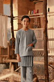 The Asal Kita Baju Melayu Teluk Belanga - Stone Grey