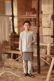 The Asal Kita Baju Melayu Teluk Belanga - Stone Grey