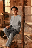 The Asal Kita Baju Melayu Teluk Belanga - Stone Grey