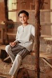 The Asal Kita Baju Melayu Teluk Belanga - Stone Grey