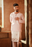 The Asal Kita Men Baju Melayu Teluk Belanga - Baby Pink