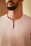 The Asal Kita Men Baju Melayu Teluk Belanga - Baby Pink