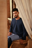 The Asal Kita Men Baju Melayu Teluk Belanga - Navy