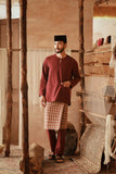 The Asal Kita Men Baju Melayu Teluk Belanga - Royal Burgundy