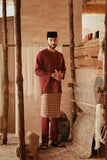 The Asal Kita Men Baju Melayu Teluk Belanga - Royal Burgundy
