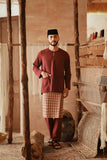 The Asal Kita Men Baju Melayu Teluk Belanga - Royal Burgundy