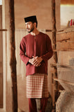 The Asal Kita Men Baju Melayu Teluk Belanga - Royal Burgundy