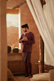 The Asal Kita Men Baju Melayu Teluk Belanga - Royal Burgundy