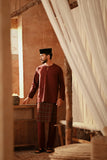 The Asal Kita Men Baju Melayu Teluk Belanga - Royal Burgundy