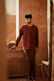 The Asal Kita Men Baju Melayu Teluk Belanga - Royal Burgundy