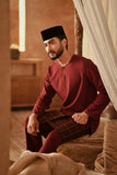 The Asal Kita Men Baju Melayu Teluk Belanga - Royal Burgundy