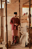 The Asal Kita Men Baju Melayu Teluk Belanga - Royal Burgundy