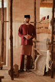 The Asal Kita Men Baju Melayu Teluk Belanga - Royal Burgundy