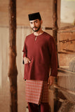 The Asal Kita Men Baju Melayu Teluk Belanga - Royal Burgundy