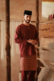 The Asal Kita Men Baju Melayu Teluk Belanga - Royal Burgundy