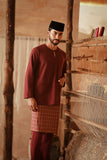 The Asal Kita Men Baju Melayu Teluk Belanga - Royal Burgundy