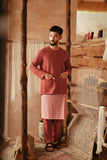 The Asal Kita Men Baju Melayu Teluk Belanga - Spice Red