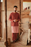 The Asal Kita Men Baju Melayu Teluk Belanga - Spice Red