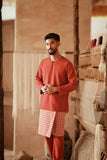 The Asal Kita Men Baju Melayu Teluk Belanga - Spice Red