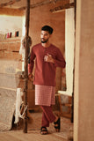 The Asal Kita Men Baju Melayu Teluk Belanga - Spice Red