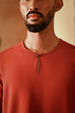 The Asal Kita Men Baju Melayu Teluk Belanga - Spice Red