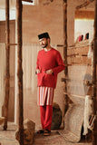 The Asal Kita Men Baju Melayu Teluk Belanga - Rumba Red