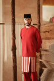 The Asal Kita Men Baju Melayu Teluk Belanga - Rumba Red