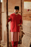 The Asal Kita Men Baju Melayu Teluk Belanga - Rumba Red