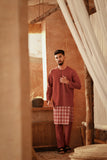 The Asal Kita Men Baju Melayu Teluk Belanga - Spice Red