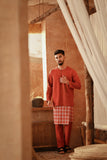 The Asal Kita Men Baju Melayu Teluk Belanga - Spice Red