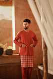 The Asal Kita Men Baju Melayu Teluk Belanga - Spice Red