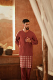 The Asal Kita Men Baju Melayu Teluk Belanga - Spice Red