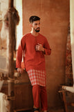 The Asal Kita Men Baju Melayu Teluk Belanga - Spice Red