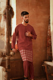The Asal Kita Men Baju Melayu Teluk Belanga - Spice Red