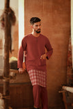 The Asal Kita Men Baju Melayu Teluk Belanga - Spice Red