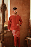 The Asal Kita Men Baju Melayu Teluk Belanga - Spice Red