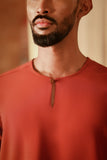 The Asal Kita Men Baju Melayu Teluk Belanga - Spice Red