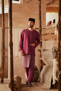 The Asal Kita Men Baju Melayu Teluk Belanga - Maroon
