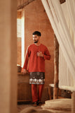 The Asal Kita Men Baju Melayu Teluk Belanga - Spice Red