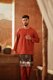 The Asal Kita Men Baju Melayu Teluk Belanga - Spice Red
