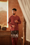 The Asal Kita Men Baju Melayu Teluk Belanga - Spice Red