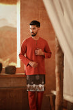 The Asal Kita Men Baju Melayu Teluk Belanga - Spice Red