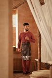 The Asal Kita Men Baju Melayu Teluk Belanga - Spice Red